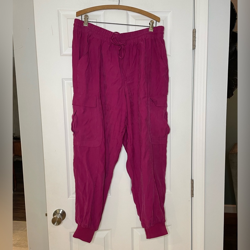 INC, International Concepts hot pink joggers - XXL